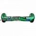 Hoverboard 6.5" LED Bluetooth Speaker Self Balancing Wheel Electric Scooter-Chrome Green   